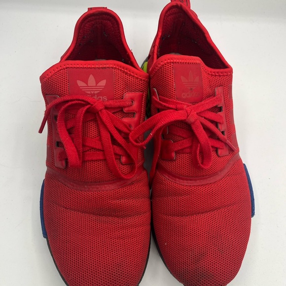 Adidas NMD R1 Multicolor Red Blue Yellow Mens Size 11 - Picture 3 of 8